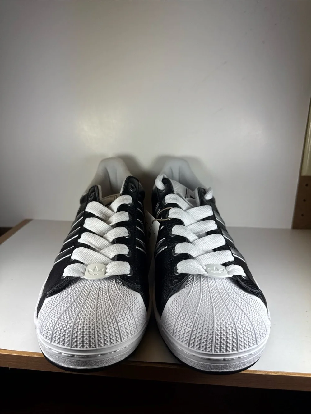 Adidas Superstar 2 Black Matte Silver White Size 12 Men’s Sneakers